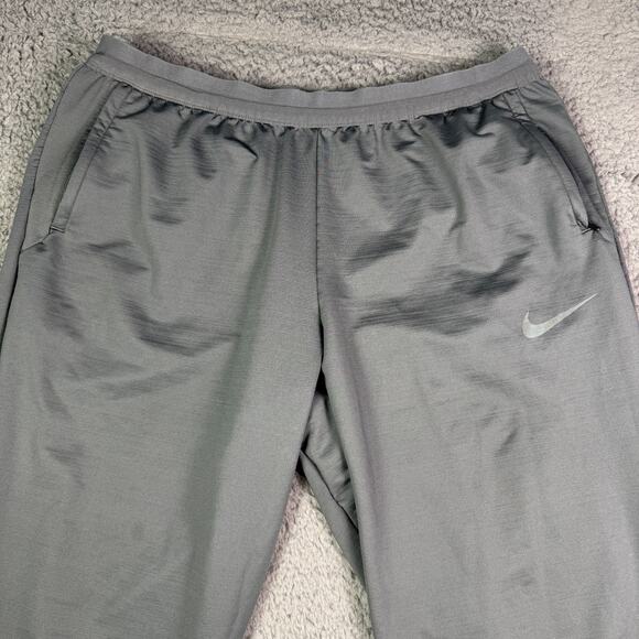 Nike Phenom Elite Pants Mens 2XL Gray Running Reflective Logo Gym Workout - Picture 1 of 11